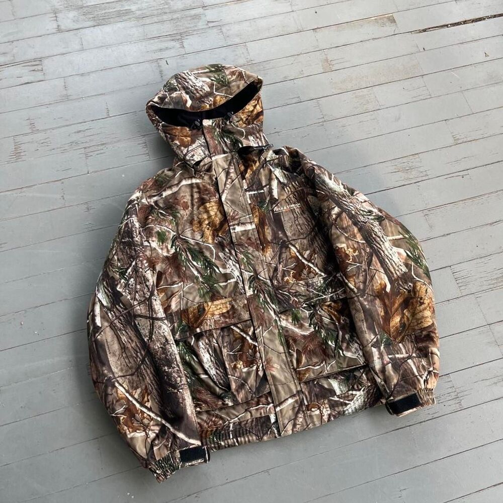 Field & Stream Hunting Camo Hooded Puffer Jacket
